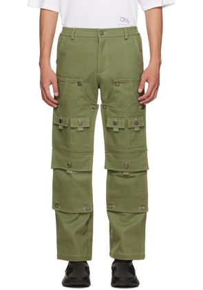 TOMBOGO™ Green Convertible Double Knee Cargo Pants