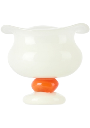 Helle Mardahl White & Orange 'The Perfect' Bowl