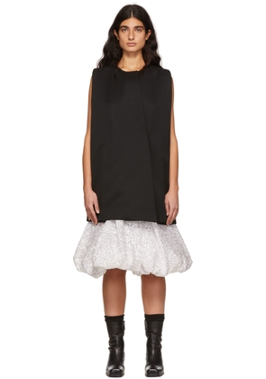 We11done Black Wool Mini Dress