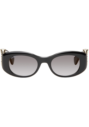 Cartier Black 'Panthère de Cartier' CT0472S Sunglasses