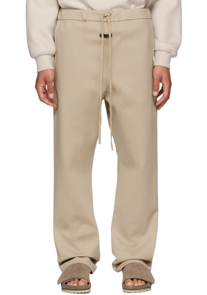 Fear of God Beige Relaxed Trousers