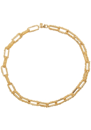 Veneda Carter Gold VC042 Signature Large Box Chain Necklace