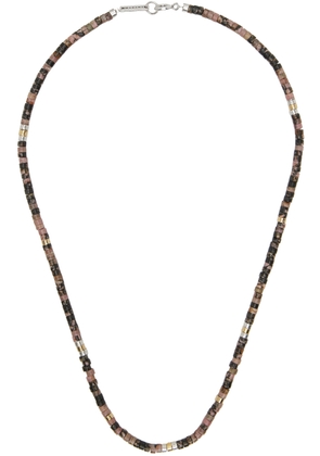 Isabel Marant Black & Pink Perfectly Man Necklace