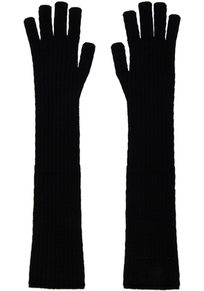 ALAÏA Black Vienne Gloves