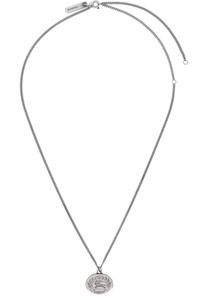 Burberry Silver EKD Logo Necklace