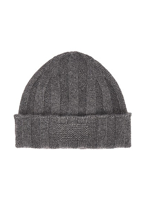 Guest In Residence The Rib Hat in Charcoal - Grey. Size all.