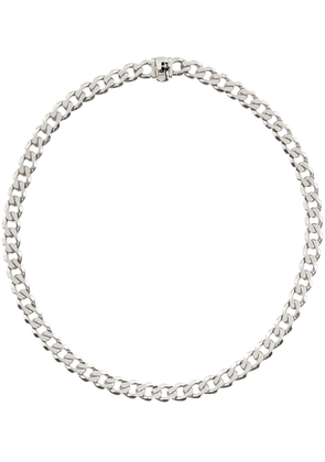 Emanuele Bicocchi Silver Edge Chain Necklace