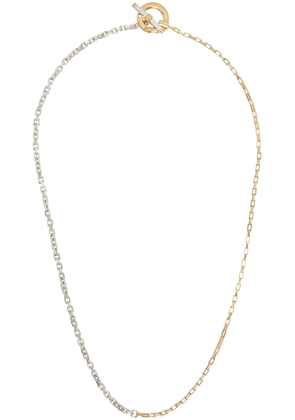 Bottega Veneta Gold & Silver Key Chain Necklace