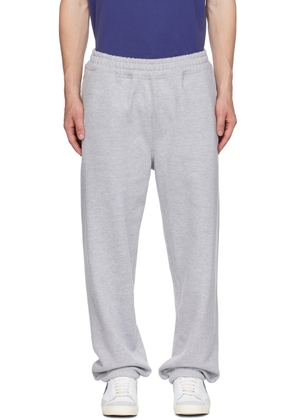Stüssy Gray Embroidered Sweatpants