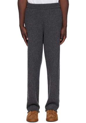 ZEGNA x The Elder Statesman Gray Brushed Trousers