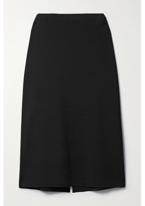 The Row - Cason Stretch-knit Midi Skirt - Black - x small,small,medium,large,x large