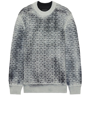 Givenchy Crew Neck Sweater in Black & White - Grey. Size M (also in L, S, XL/1X).