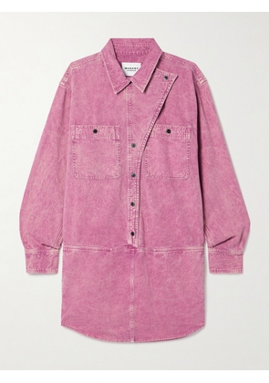 Marant Étoile - Ilaya Paneled Denim Mini Dress - Pink - FR34,FR36,FR38,FR40,FR42,FR44