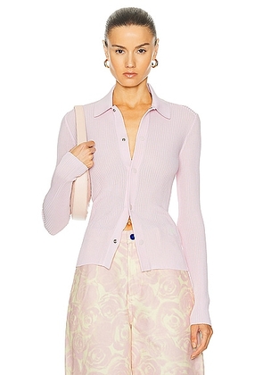 Burberry Long Sleeve Top in Cameo - Pink. Size L (also in M, S, XS).