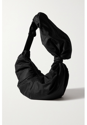 Simone Rocha - Ruched Taffeta Shoulder Bag - Black - One size