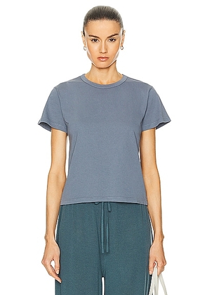 LESET The Margo Tee in Indigo - Slate. Size L (also in M, XS).