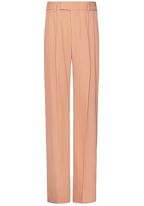Amiri Double Pleated Pant in Cork - Coral. Size 46 (also in 50, 52).