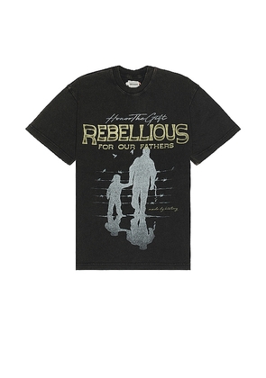 Honor The Gift A-spring Rebellious For Our Fathers Tee in Black. Size M, XL/1X.