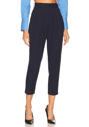 L'Academie Beck Trouser in Navy. Size L, M, XS.