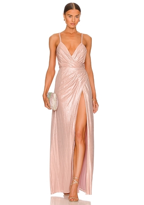 retrofete Yesi Dress in Blush. Size M, S, XL, XS, XXS.