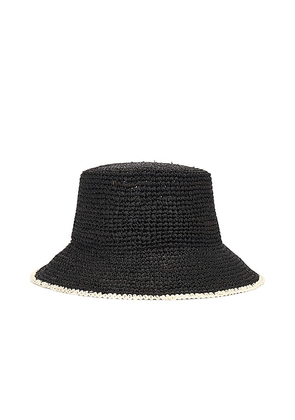 LSPACE Isadora Bucket Hat in Black.