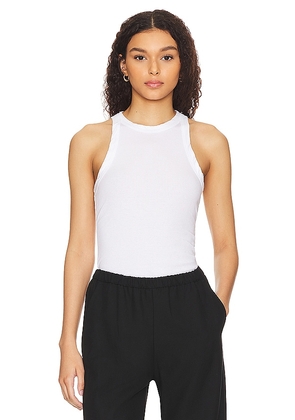 James Perse Tank Top in White. Size 1/S, 2/M, 3/L, 4/XL.