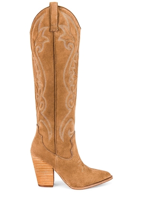 Steve Madden Lasso Boot in Brown. Size 9.