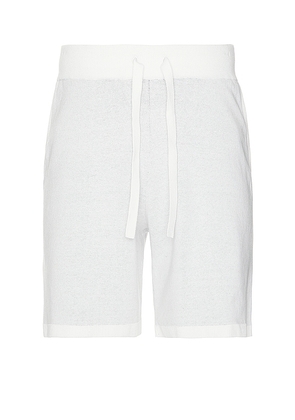 WAO Fully Knitted Short in White. Size M, S.