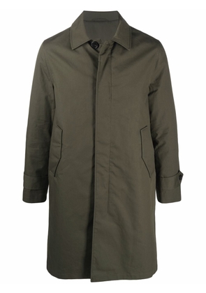 Officine Generale collared mid-length coat - Green