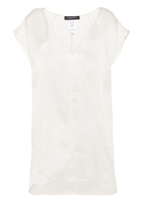 Fabiana Filippi semi-sheer silk blouse - Neutrals