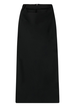 Acne Studios belted wrap skirt - Black