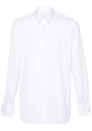 Lardini bead-embellished shirt - White