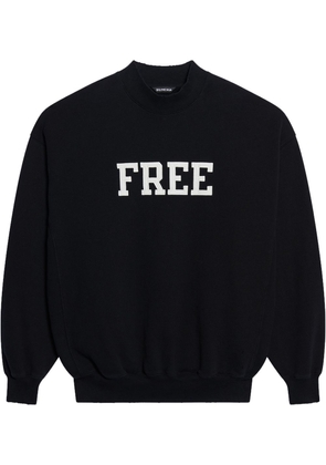 Balenciaga Free crew-neck sweatshirt - Black