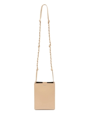 Jil Sander leather logo print bag - Neutrals