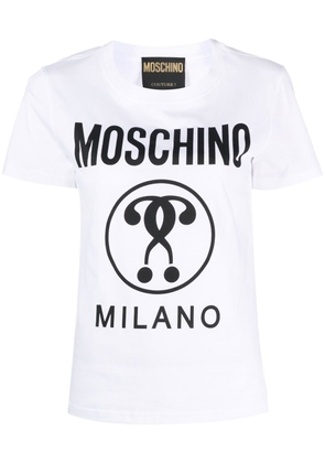 Moschino logo-print cotton T-Shirt - White