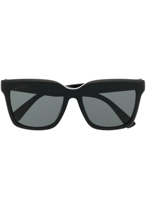 Gucci Eyewear square-frame logo sunglasses - Black