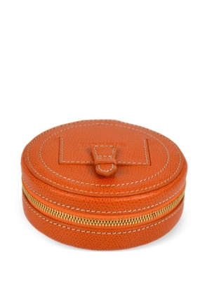 Loewe Pre-Owned 1990-2000s circular leather purse - Orange