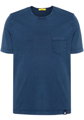 Drumohr chest-pocket cotton T-shirt - Blue