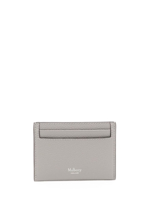 Mulberry Continental embossed-logo leather carholder - Grey