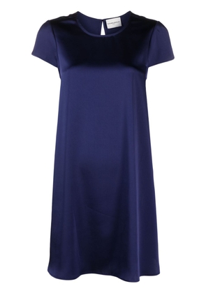 Claudie Pierlot A-line satin short dress - Blue