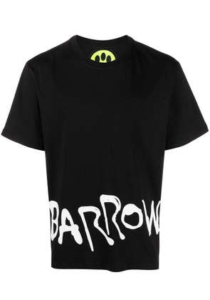 BARROW Teddy-Bear motif logo-print T-shirt - Black