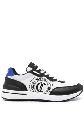 Just Cavalli logo-print sneakers - White