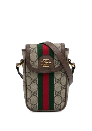 Gucci Pre-Owned 2000-2015 GG Supreme Ophidia phone holder - Neutrals