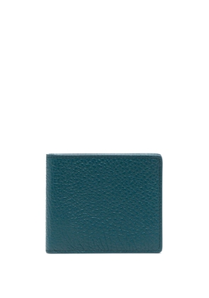 Maison Margiela four-stitch leather card holder - Blue