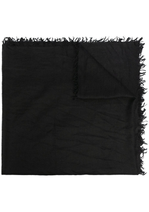 Zadig&Voltaire Nuage fringed cashmere scarf - Black