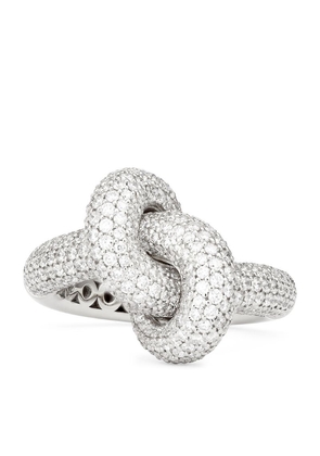 Engelbert White Gold And Diamond The Legacy Knot Ring