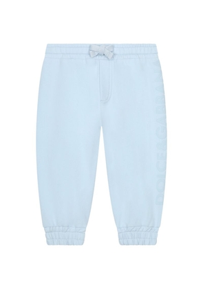 Dolce & Gabbana Kids Cotton-Cashmere Logo Sweatpants (3-30 Months)