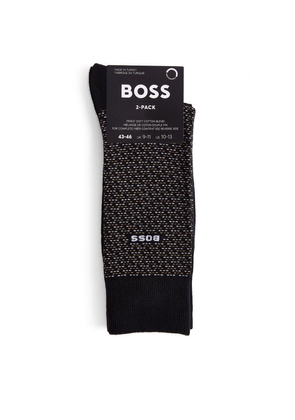 Boss Mini Pattern Socks (Pack Of 2)