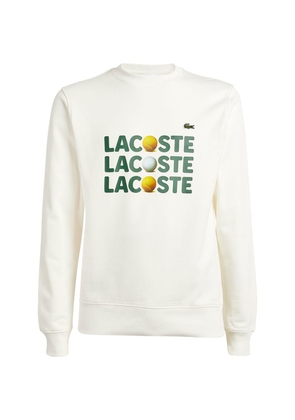 Lacoste Organic Cotton Graphic Logo Sweatshirt