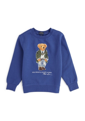 Ralph Lauren Kids Cotton Polo Bear Sweatshirt (S-Xl)